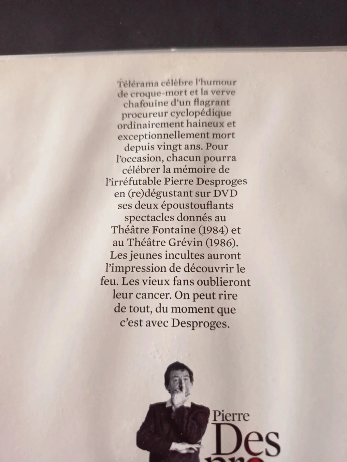 Dvd Pierre Desproges – photo 3